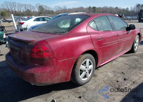 2006 Pontiac Grand Prix z USA, uszkodzony, nr VIN 2G2WP552061148485